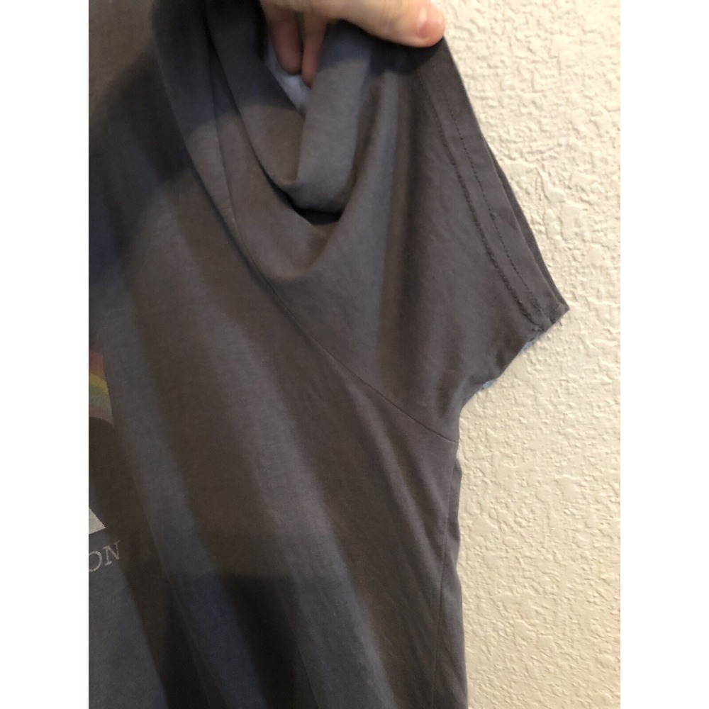 Pink Floyd Tshirt Womens XXL The Dark Side of The Moon Retro Gray Cotton Top - Picture 5 of 7